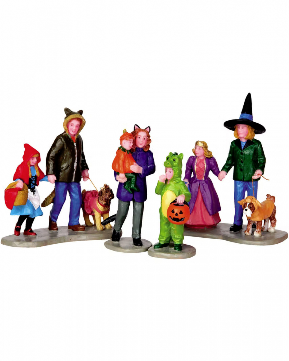 Lemax Spooky Town - Trick or Treating Fun 4er Set