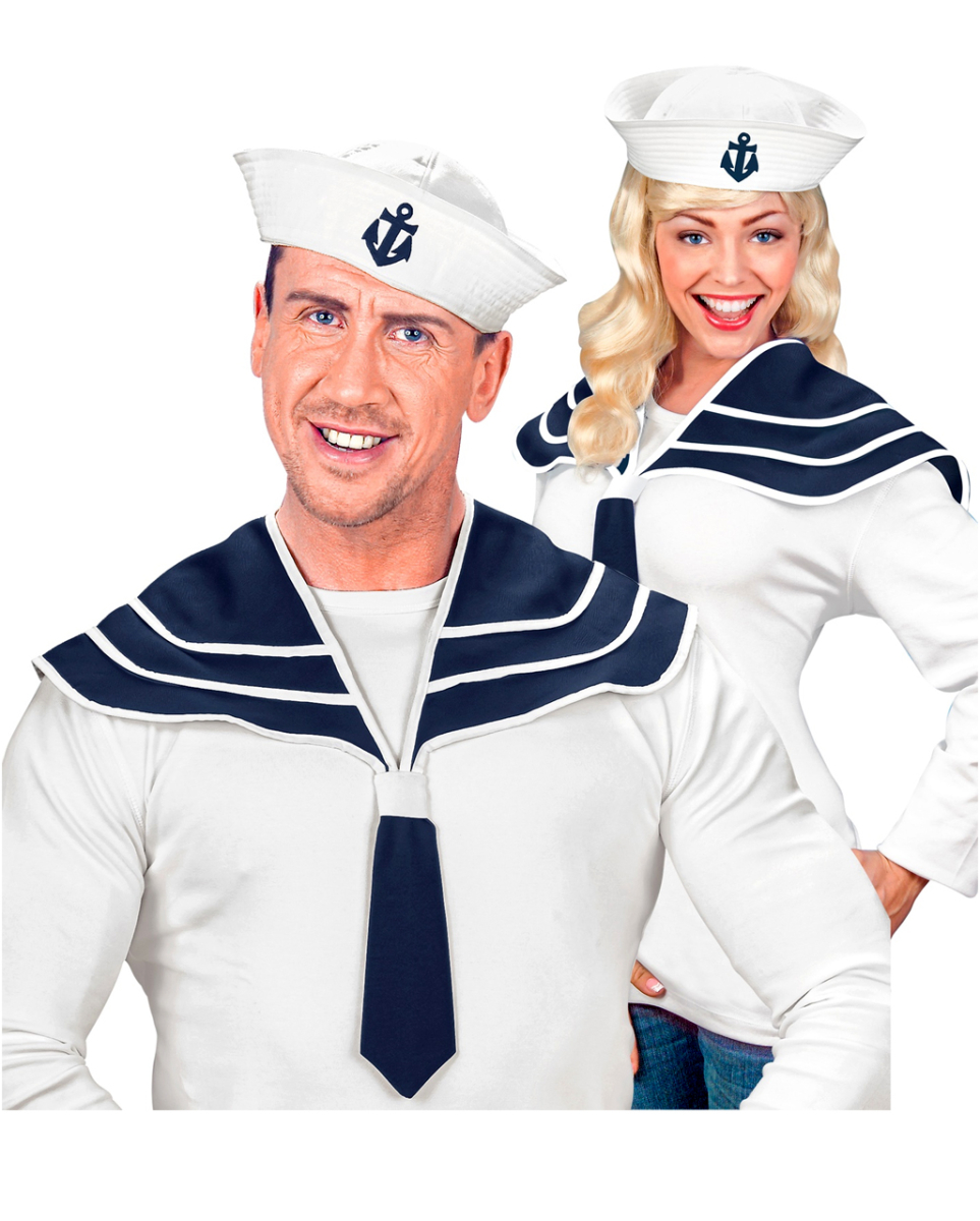 Matrosen Set weiß/blau