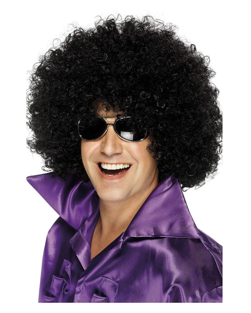 Mega-Afro Perücke schwarz
