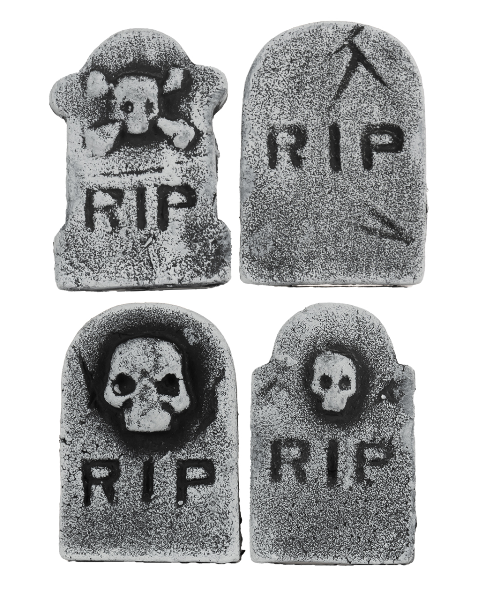 Mini Halloween Grabsteine 4er Set