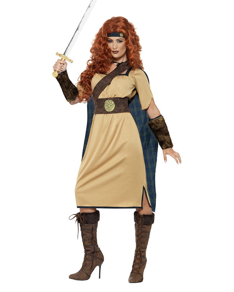 Mittelalter Kriegerin Damenkostüm S