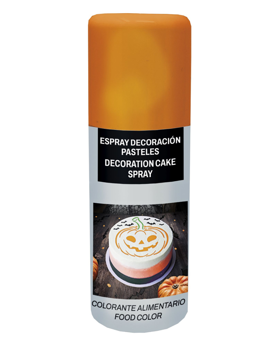 Oranges Farbspray für Lebensmittel 100ml