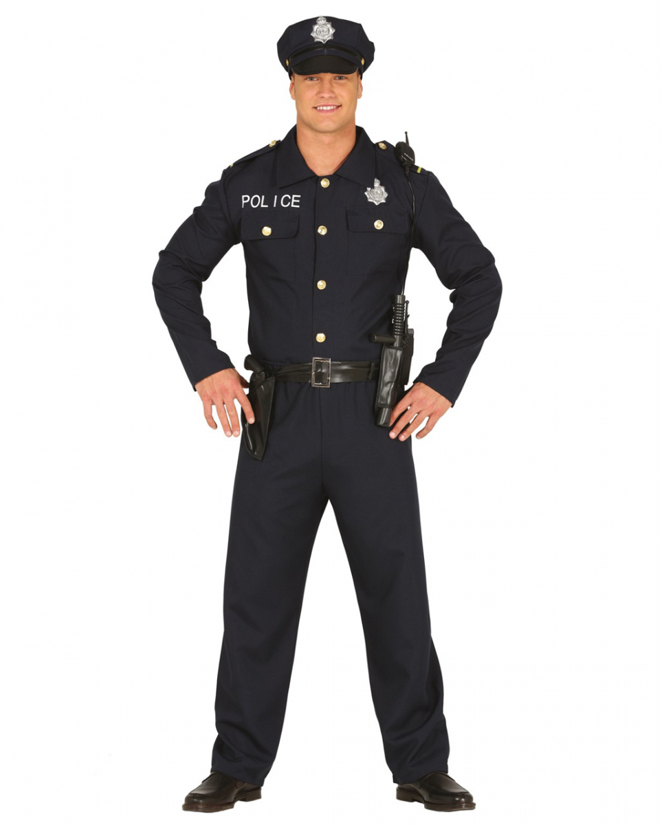 Police Officer Herrenkostüm L 52/54