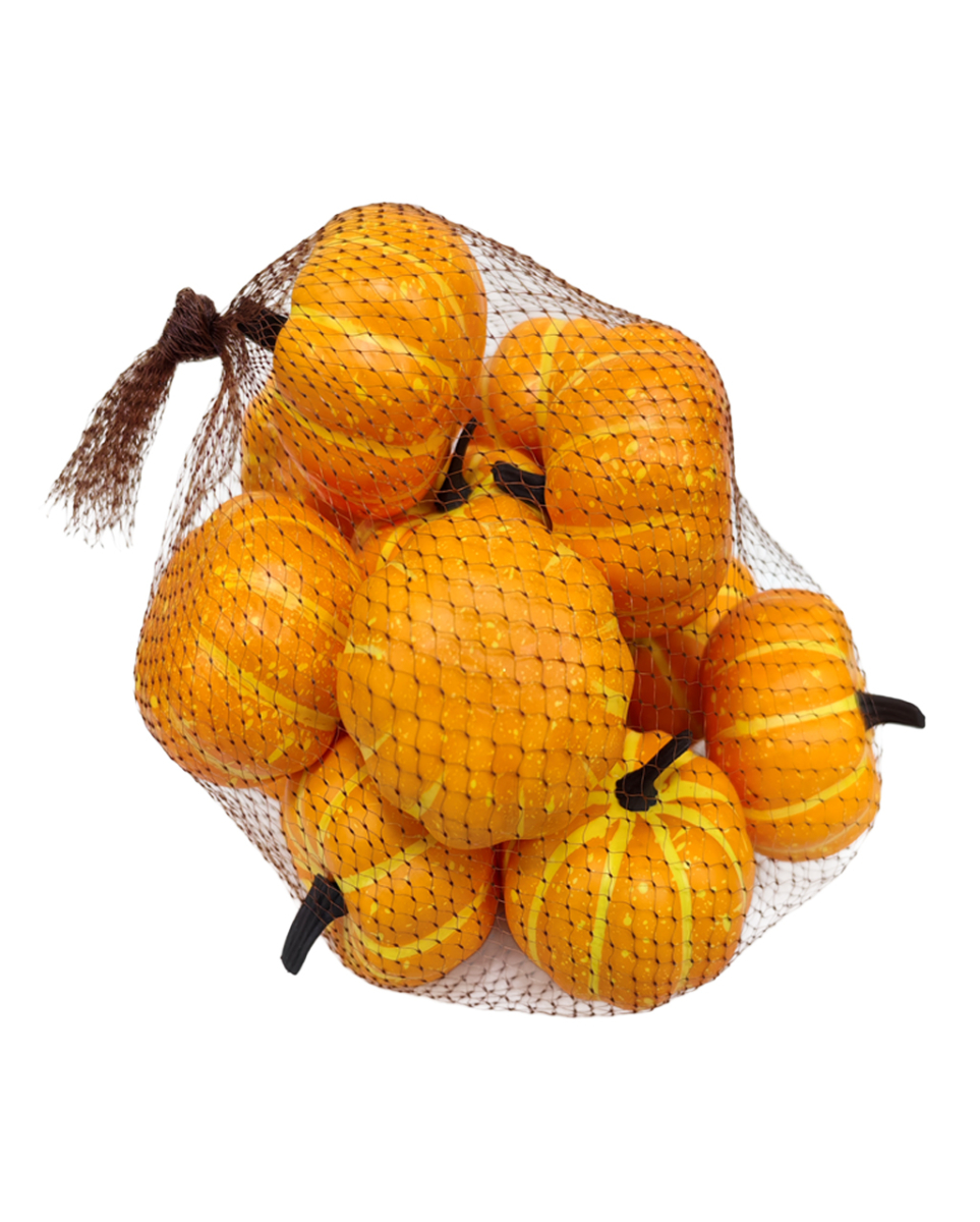 Realistisches Kürbis Set 14 Stück 7x6,5cm