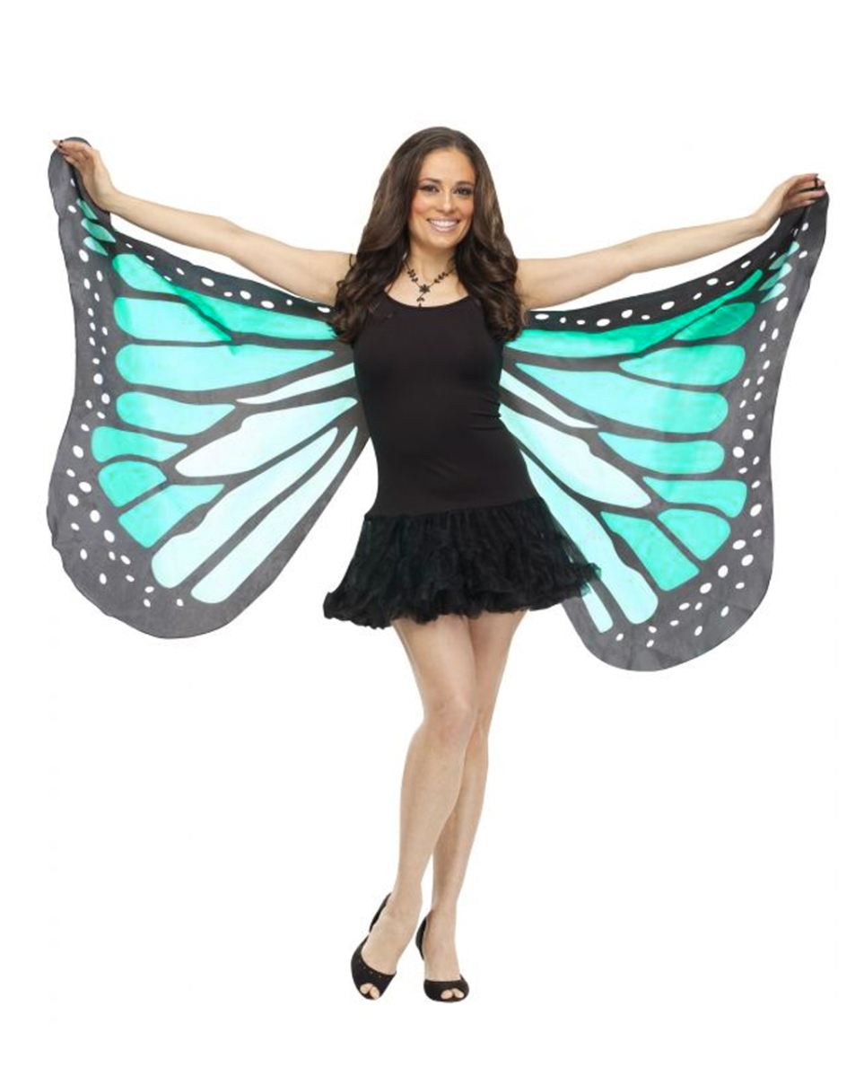 Riesige Schmetterlingsflügel blau