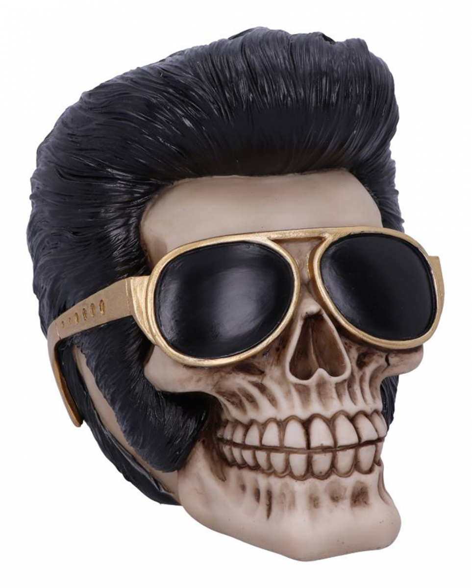 Rock 'n' Roll Totenkopf 17cm