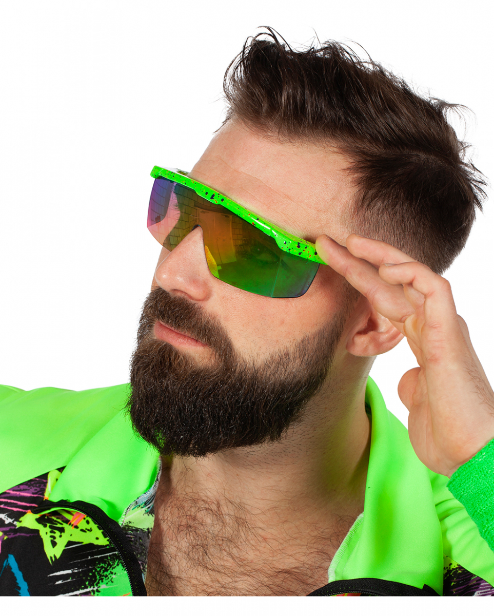 'Schnelle Brille' 80er Jahre Style Grün