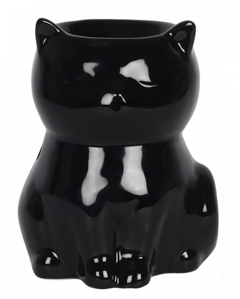 Schwarze Katze Duftöl Lampe