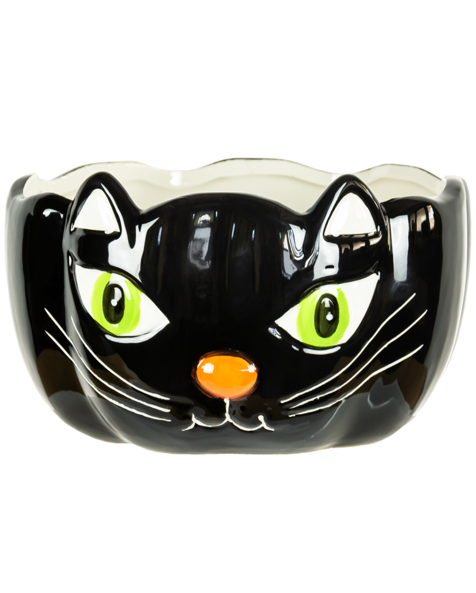 Schwarze Katze Schüssel 16cm