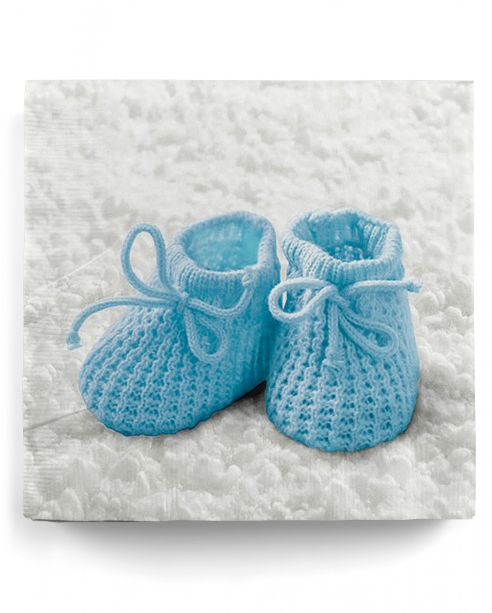 Servietten Babyschuhe Baby Boy 20 St.
