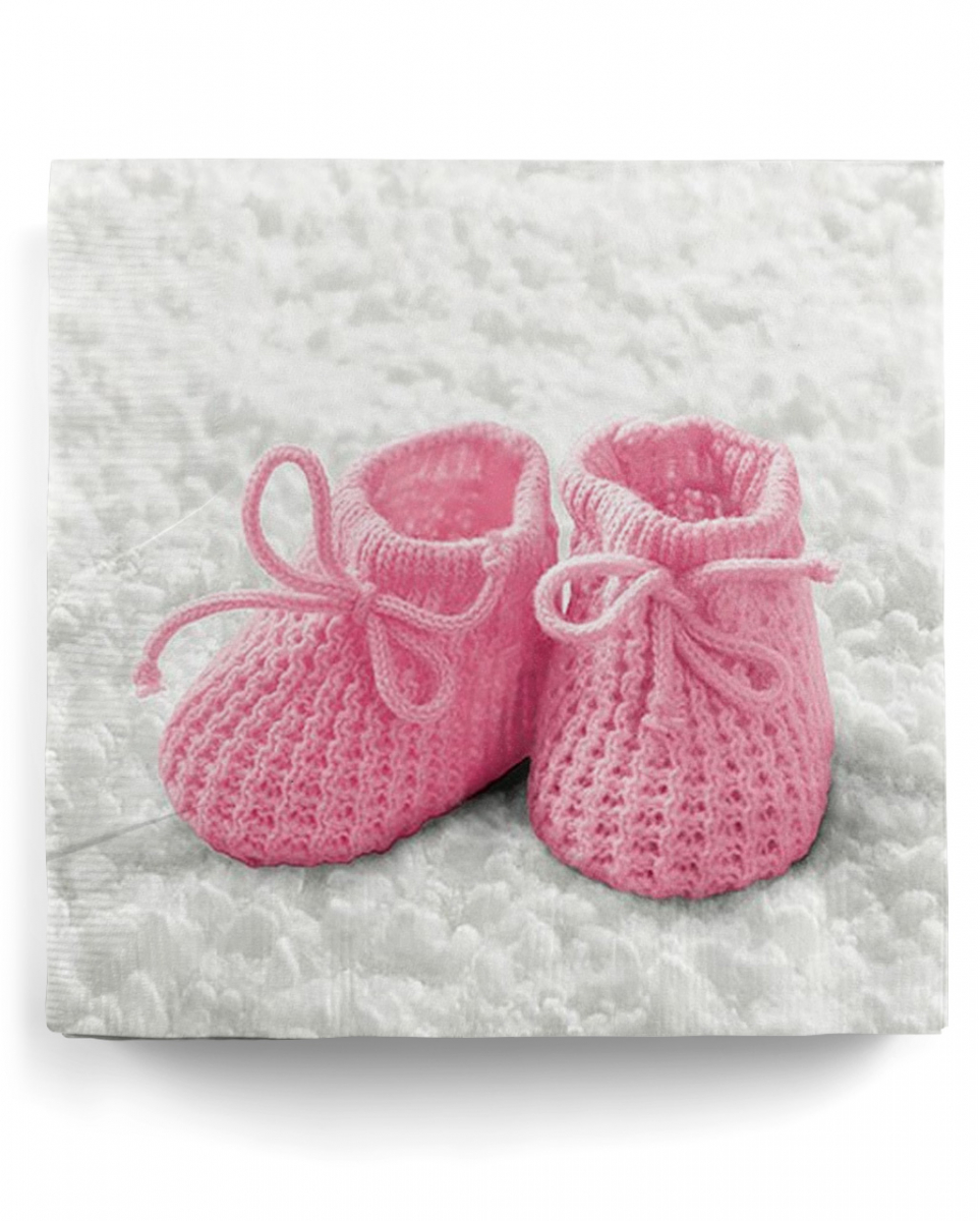 Servietten Babyschuhe Baby Girl 20 St.