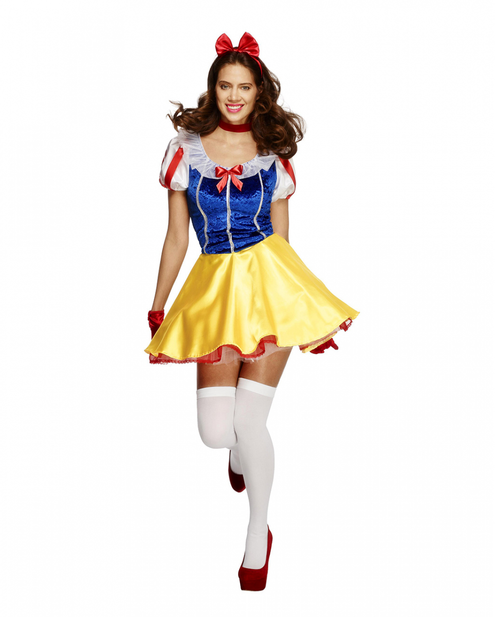 Sexy Schneewittchen Kostüm mit Petticoat M