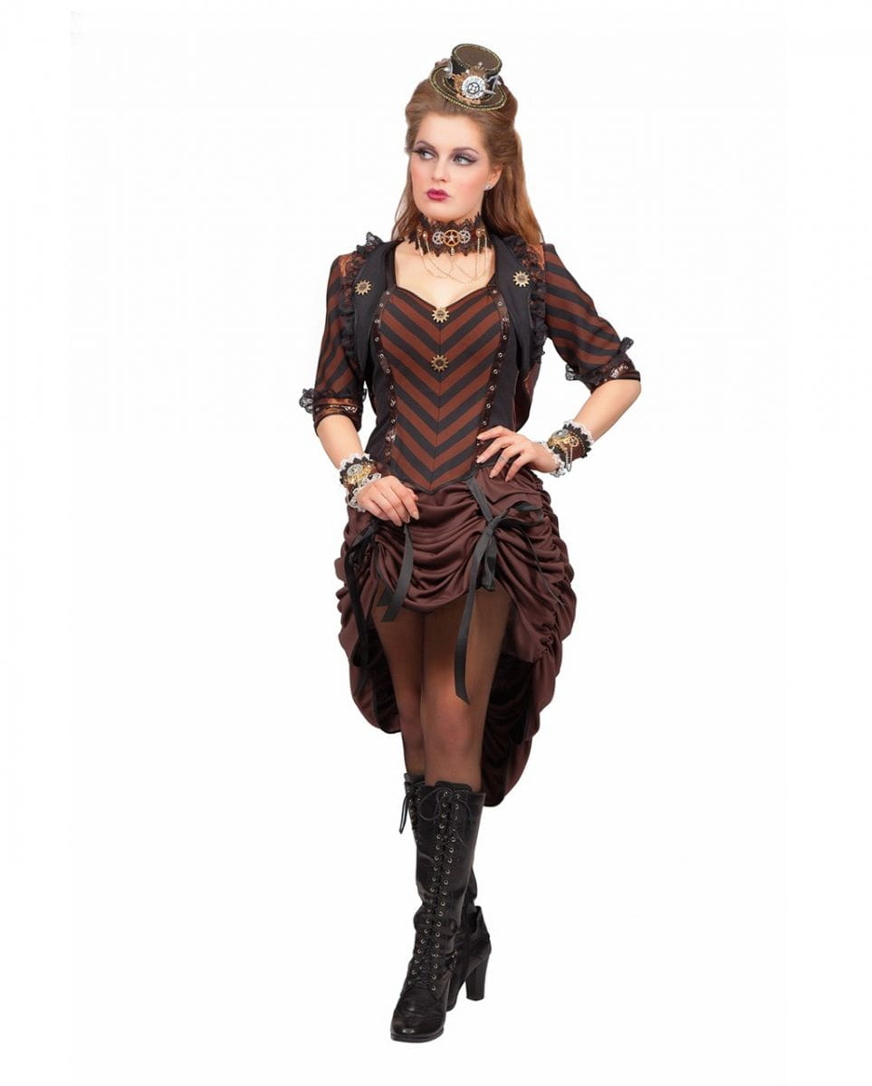 Steampunk Kleid mit Bolero 42