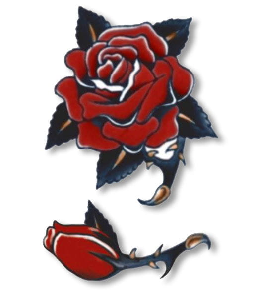 Rose Old School Tattoo