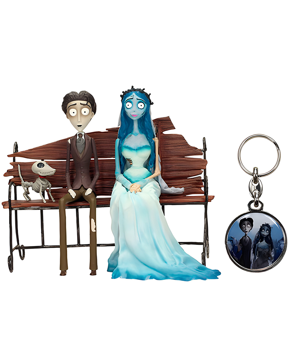 The Corpse Bride Emily und Victor Figur & Schlüsselanhänger