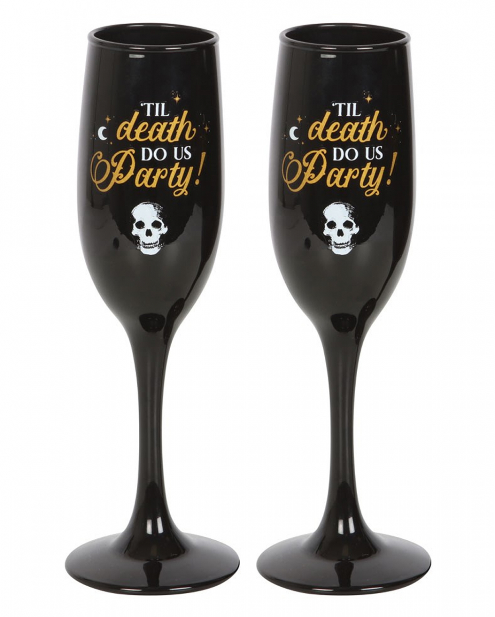 'Til Death Do Us Party' Champagnergläser Set