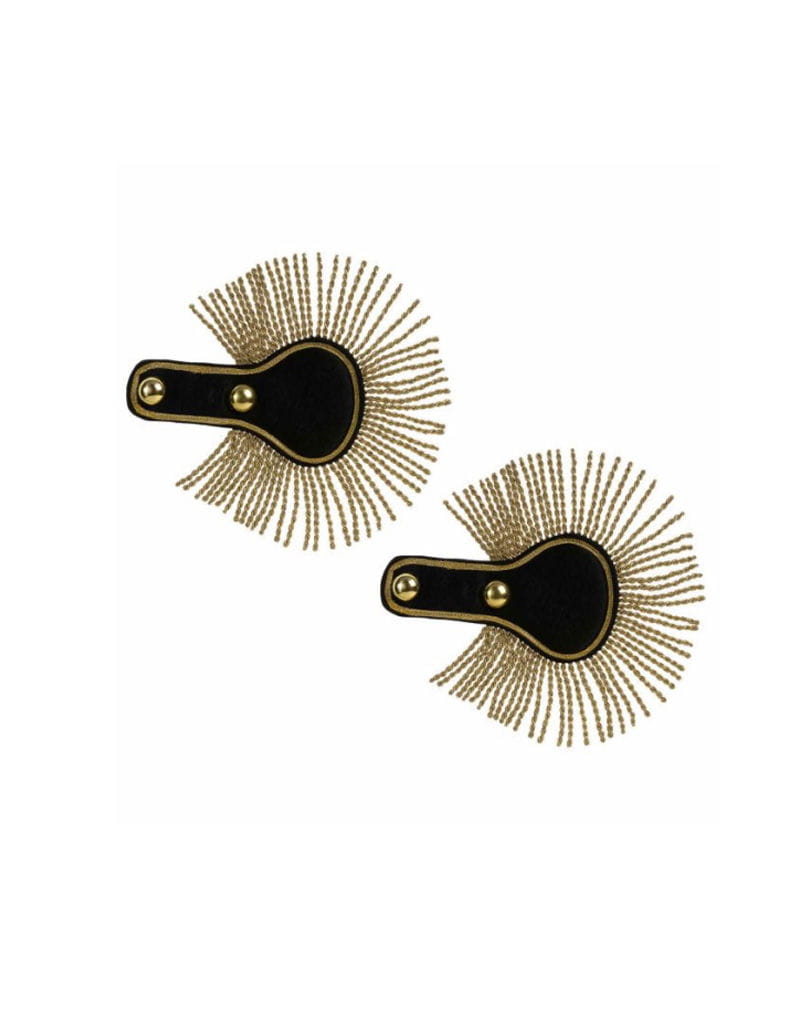 Schulterstücke Schwarz/Gold