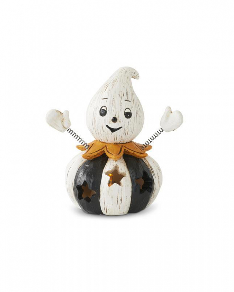 Vintage Halloween Pumpkin Geist LED Figur 10cm