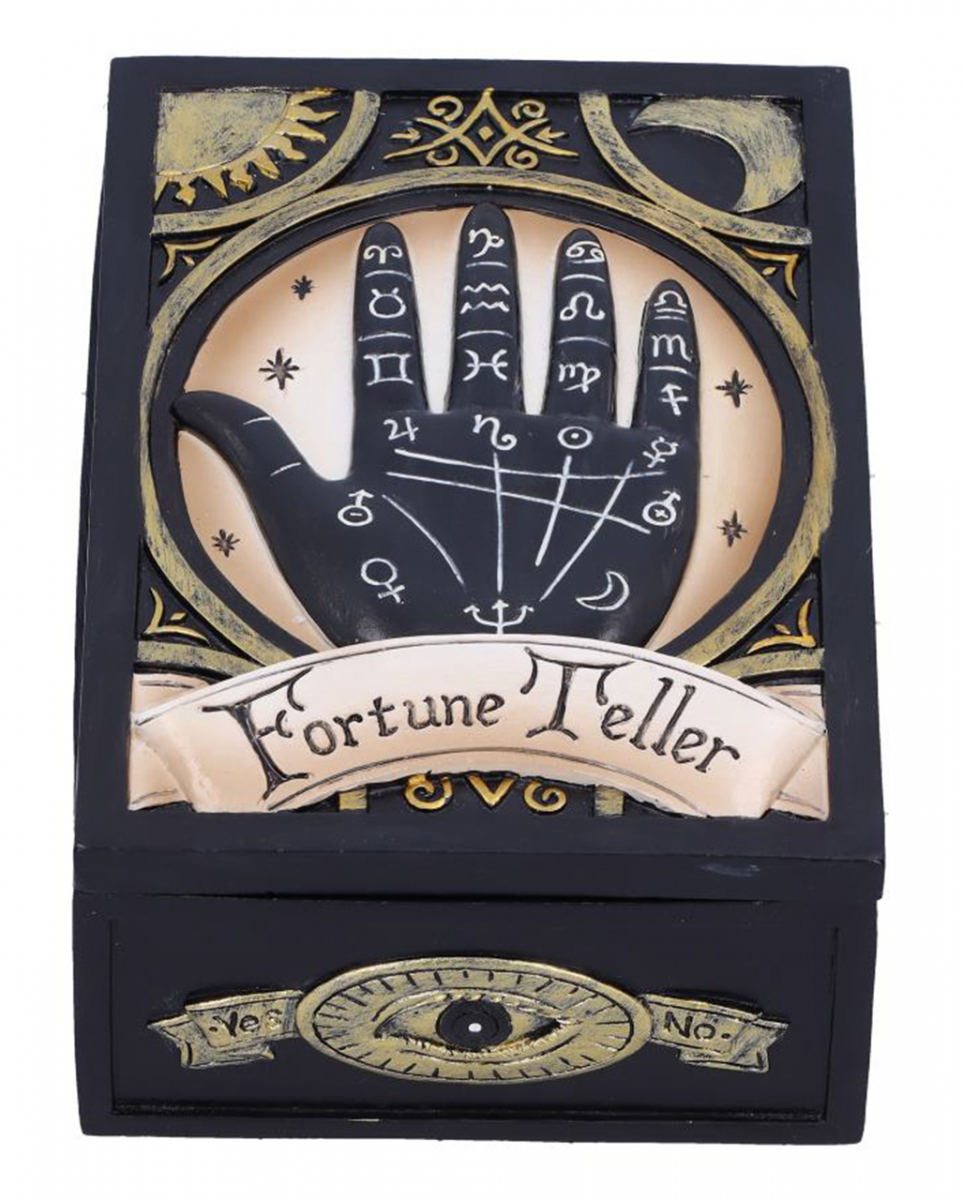 Wahrsage & Tarotkarten Kästchen 14,3 cm