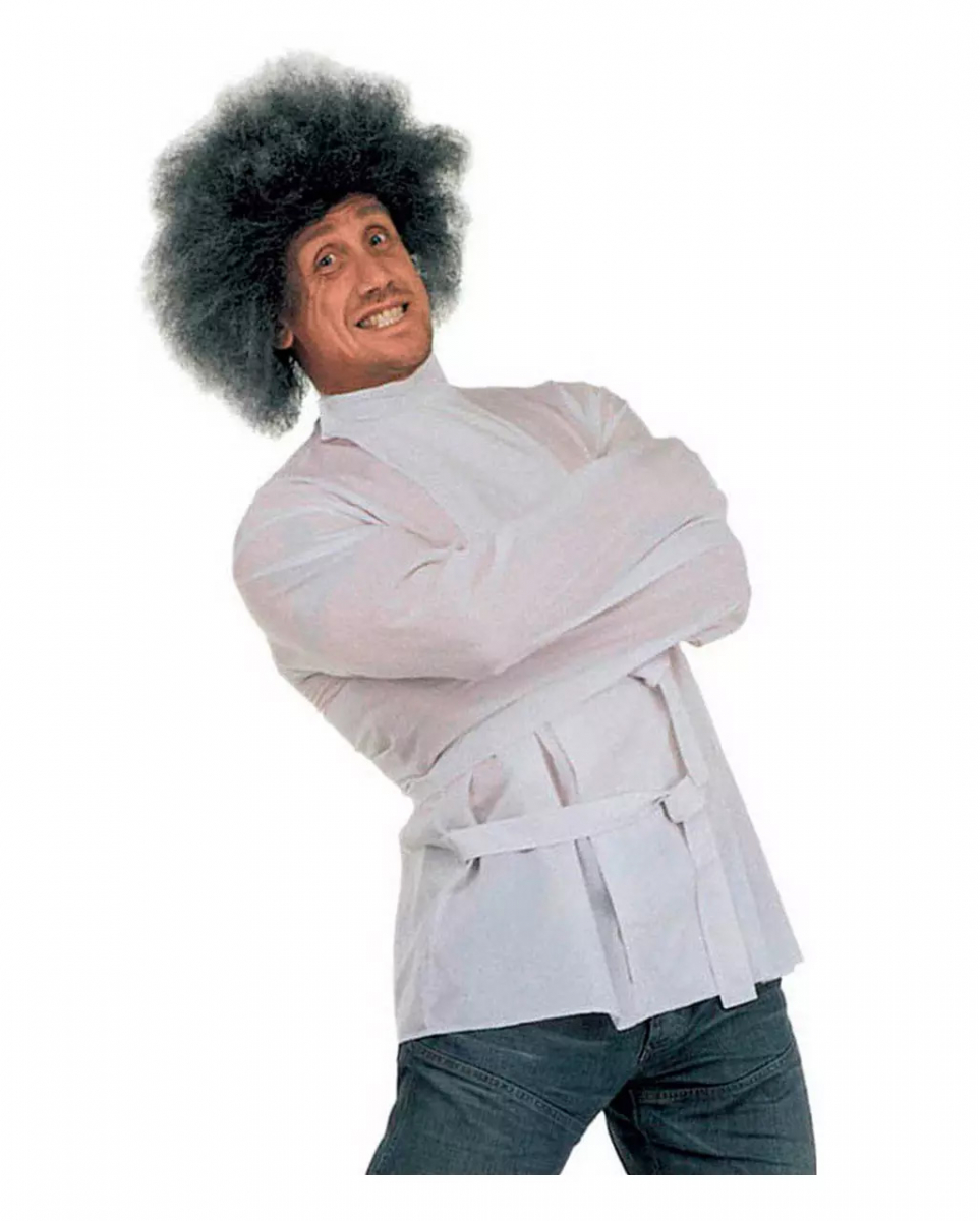 Weiße Zwangsjacke Kostüm ML