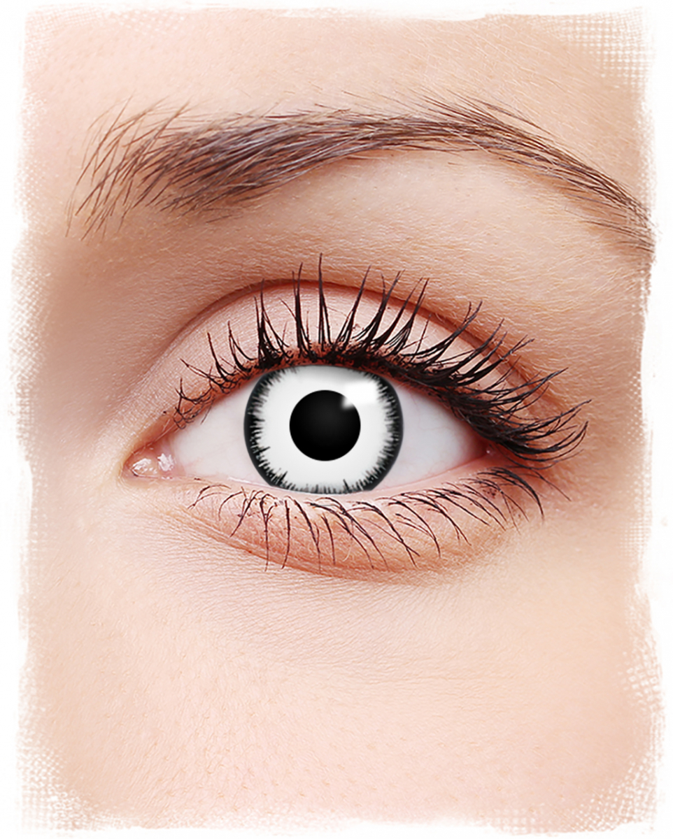 Lunatic White Kontaktlinsen