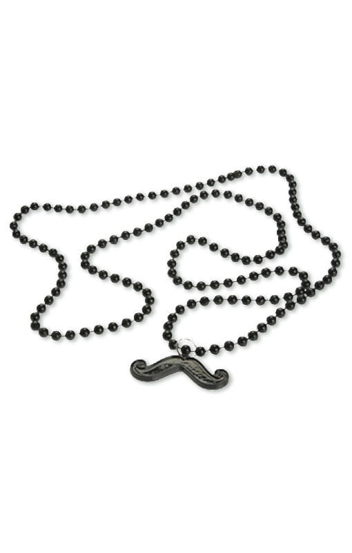 Hipster Mardi Gras Kette mit Schnurrbart