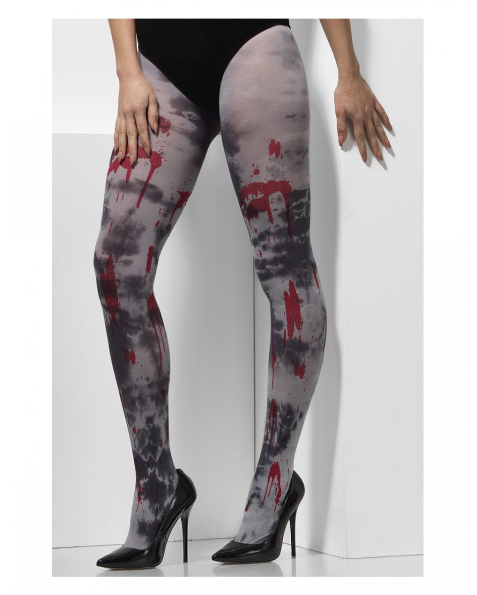 Zombie Strumpfhose mit Blut