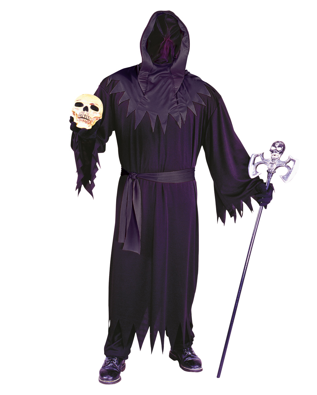 Schwarzes Phantom Kostüm XL   Halloweenkostüme für Männer in