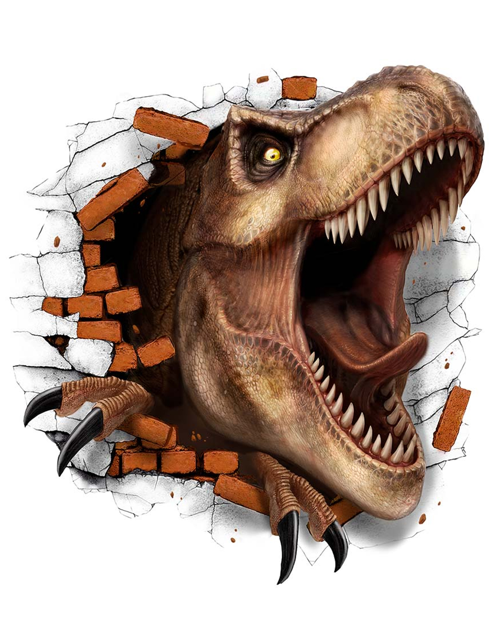 T-Rex Dinosaurier Wandtattoo 70x80 cm  HIER online kaufen!