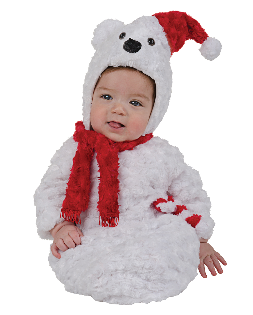 Eisbär Plüsch Baby Kostüm für Straßenkarneval