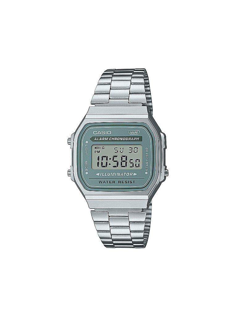 CASIO Uhr Casio Vintage A168WA-3AYES silber