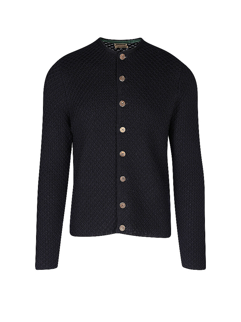GOTTSEIDANK Trachten Strickjacke Xavier blau | S