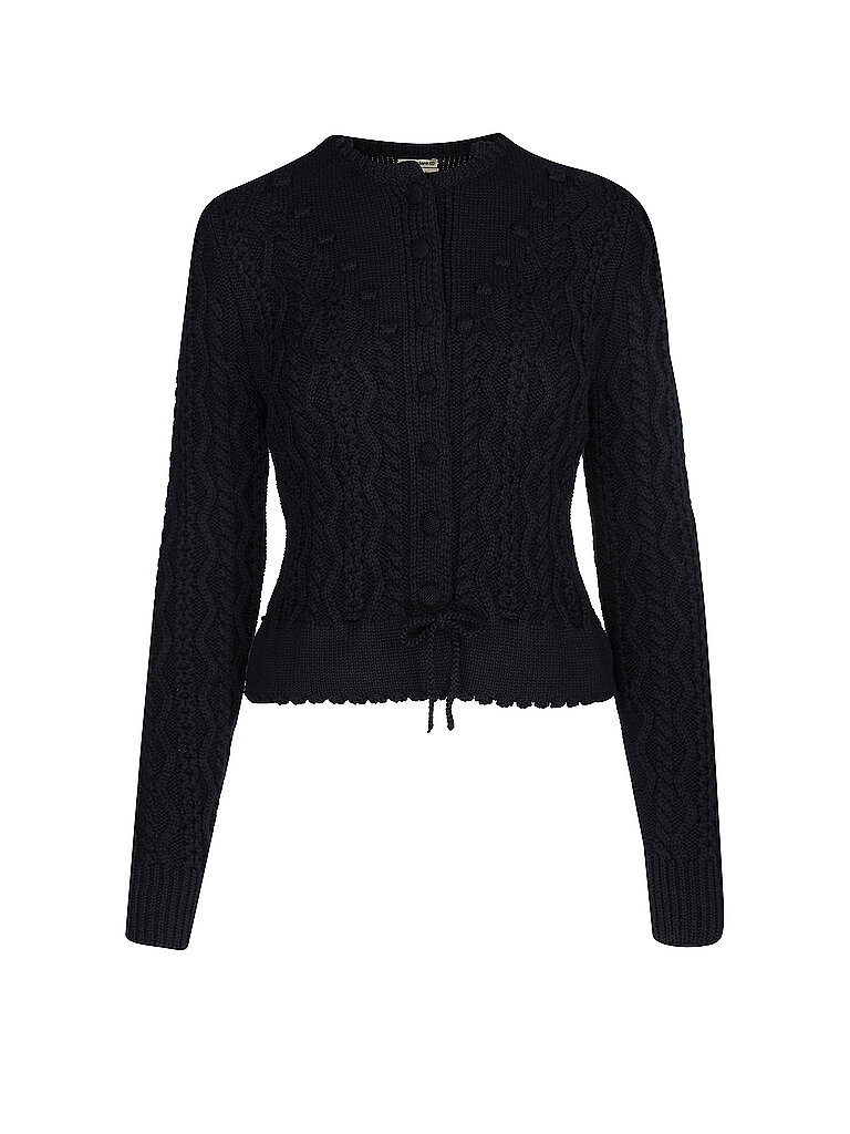 GOTTSEIDANK Trachten Strickjacke LENE dunkelblau | S