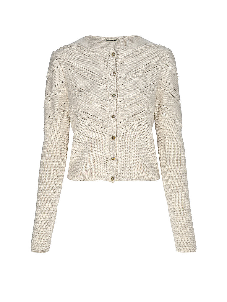 GOTTSEIDANK Trachten Strickjacke OPHELIA beige | XL