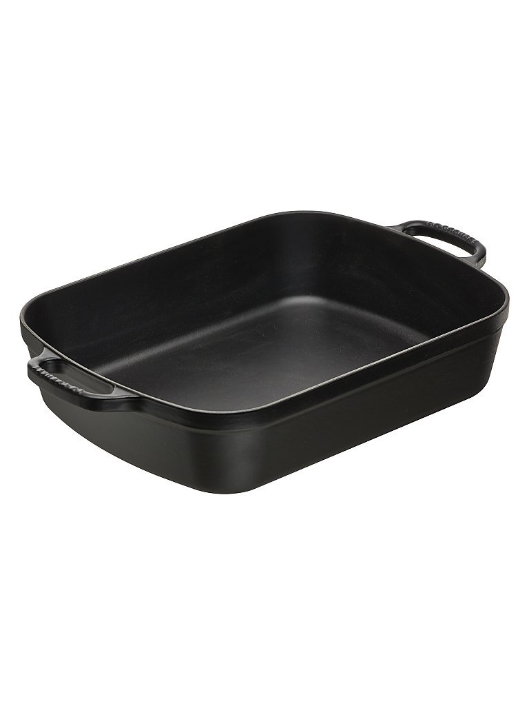 LE CREUSET Bräter rund Gusseisen 6,6l (Schwarz) schwarz