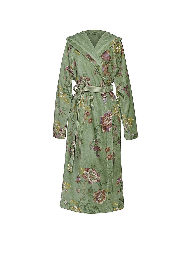 PIP STUDIO Damen Bademantel SECRET GARDEN Green grün | S
