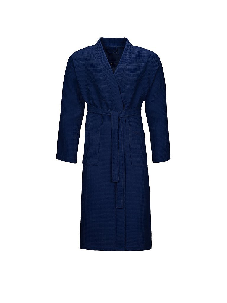 VOSSEN Unisex Bademantel WELLINGTON-L Winternight dunkelblau | S