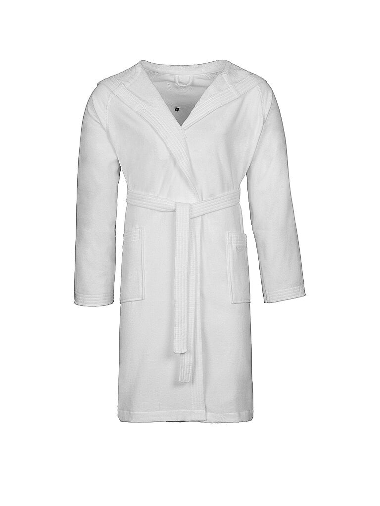 VOSSEN Unisex Bademantel TEXAS Weiss weiss | XS