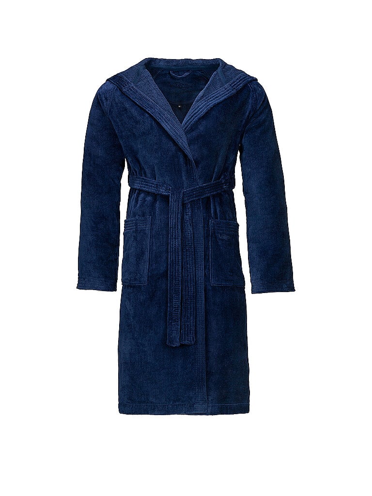 VOSSEN Unisex Bademantel TEXAS Winternight dunkelblau | XS