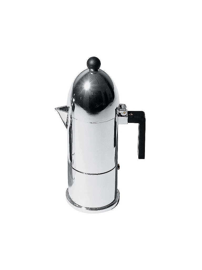 ALESSI Espressomaschine Le Cupola (3 Tassen) silber