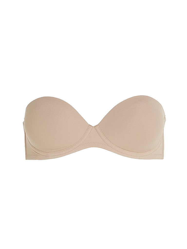 CALVIN KLEIN Trägerloser Push Up BH Perfectly Fit (Sanddune) beige | 70D