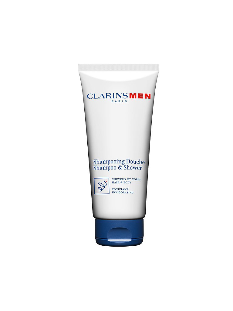 CLARINS Men - Shampooing Douche - Vitalisierendes Shampoo für Körper und Haare 200ml