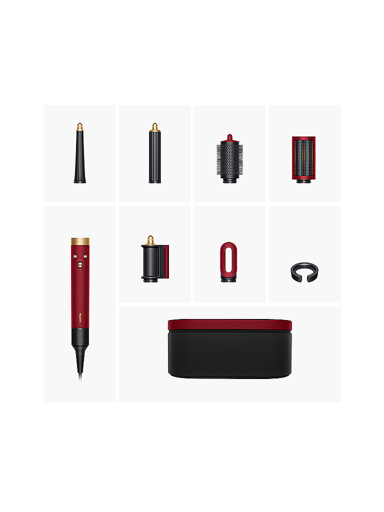 DYSON Haarstyler - dyson Airwrap i.d.™ Samtrot/Gold dunkelrot