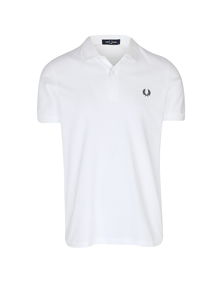FRED PERRY Poloshirt Slim Fit weiss | S