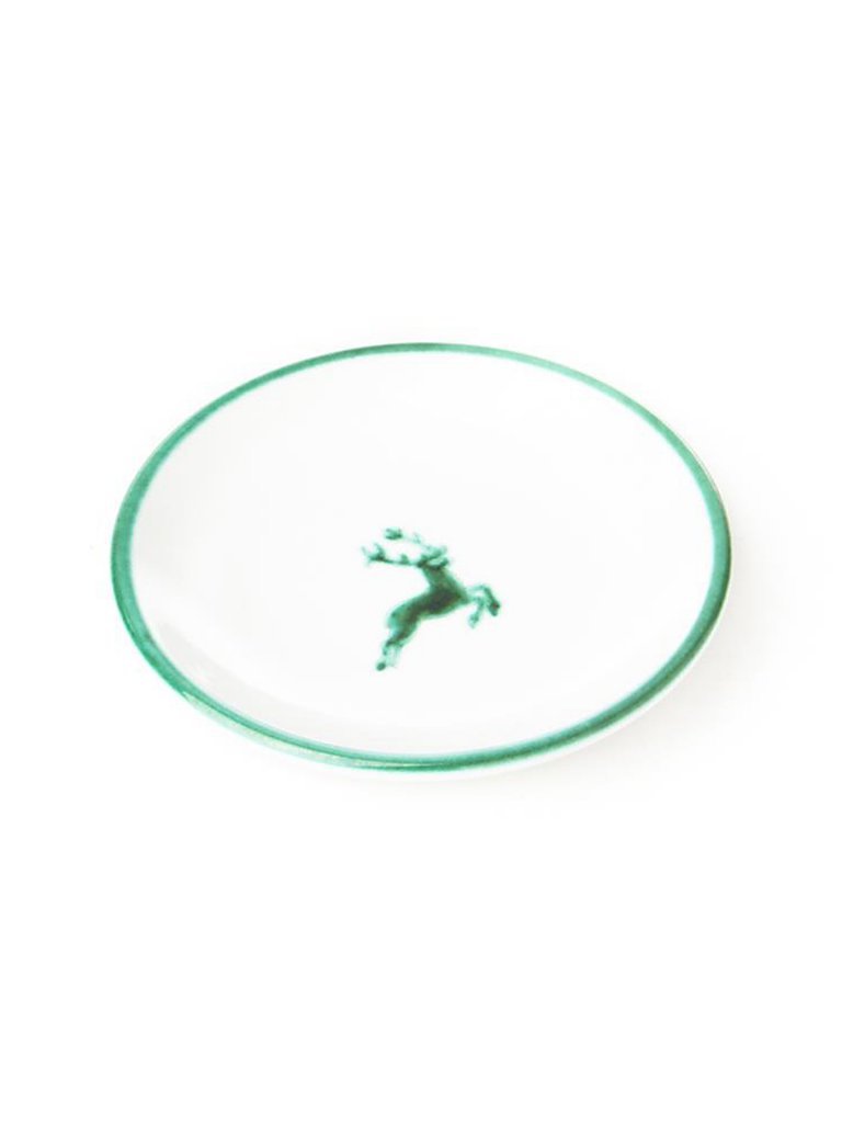 GMUNDNER KERAMIK Kaffee-Unterteller Cup 15cm Grüner Hirsch grün