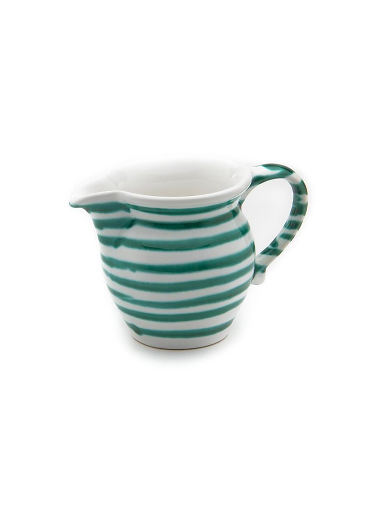 GMUNDNER KERAMIK Milch-Giesser glatt Grün Geflammt 0,5l grün