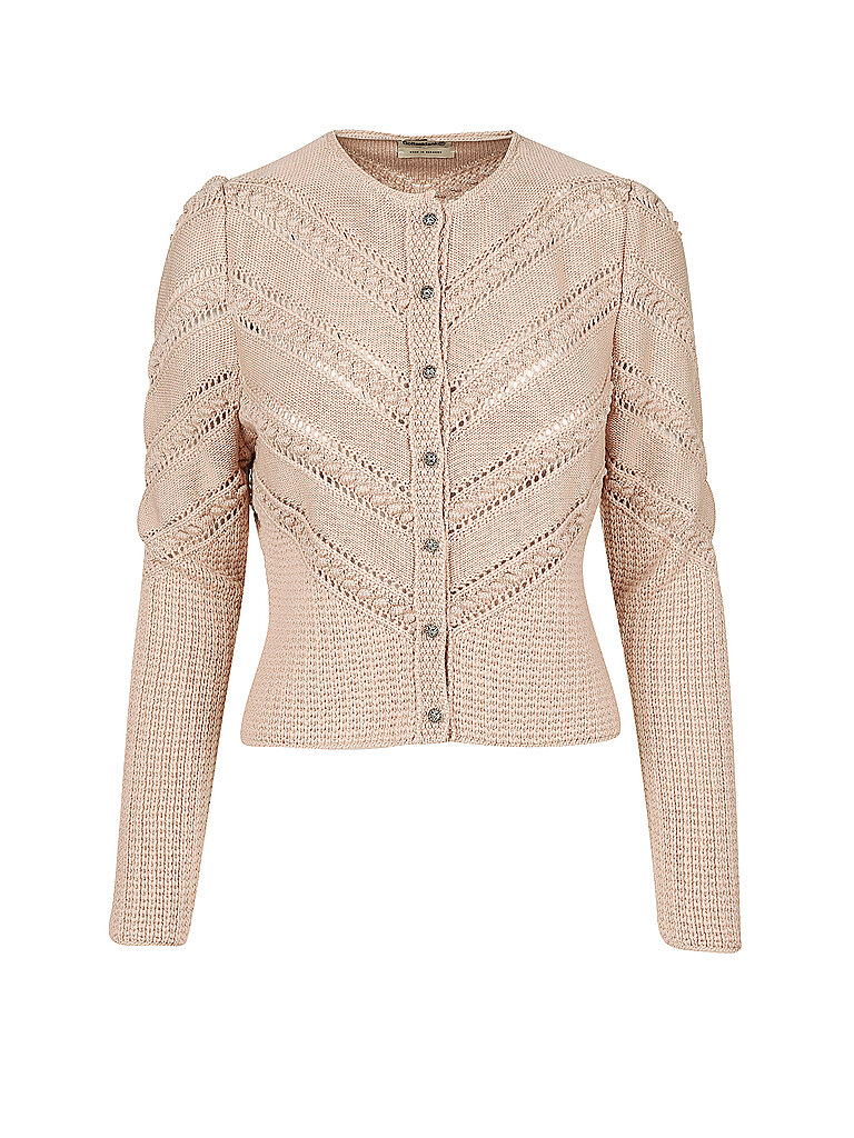 GOTTSEIDANK Trachten Strickjacke OPHELIA rosa | M
