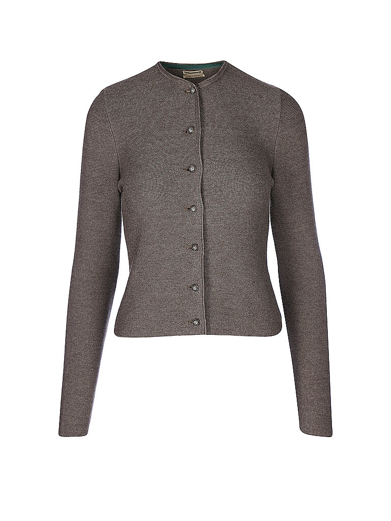 GOTTSEIDANK Trachten Strickjacke Aloisia  braun | S