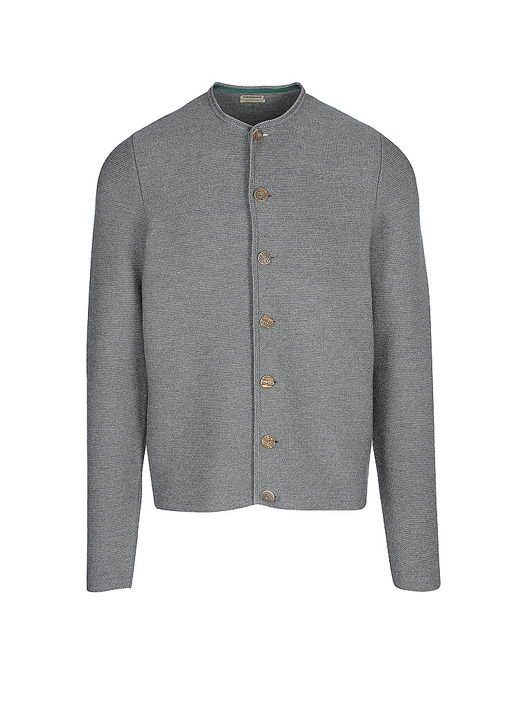 GOTTSEIDANK Trachten Strickjacke  Anselm grau | XL
