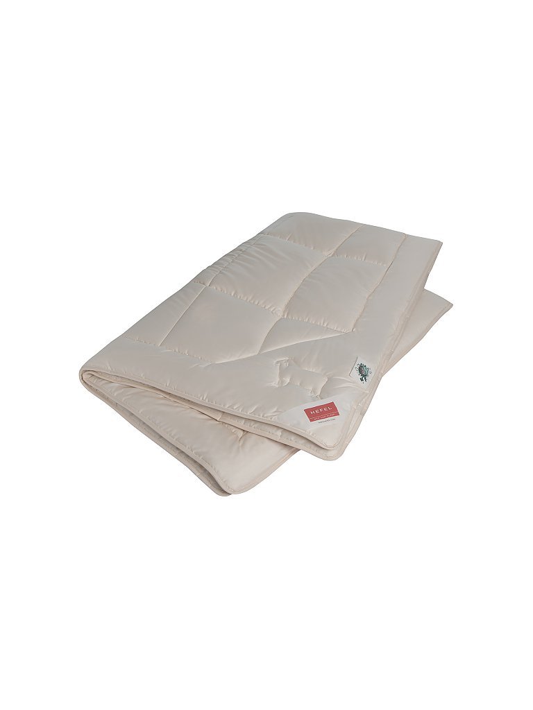 HEFEL Bettdecke Bio Wool 140x200cm weiss